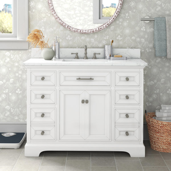 46 inch deals bathroom vanity